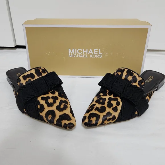 Michael Michael Kors Womens size 8m Calf Hair Mule slip on - Picture 2 of 5